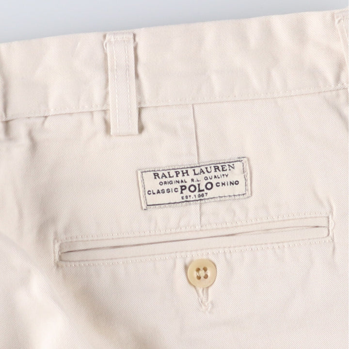 Ralph Lauren POLO by Ralph Lauren Chino Pants Men's W37 cotton white type Vintage Second Hand