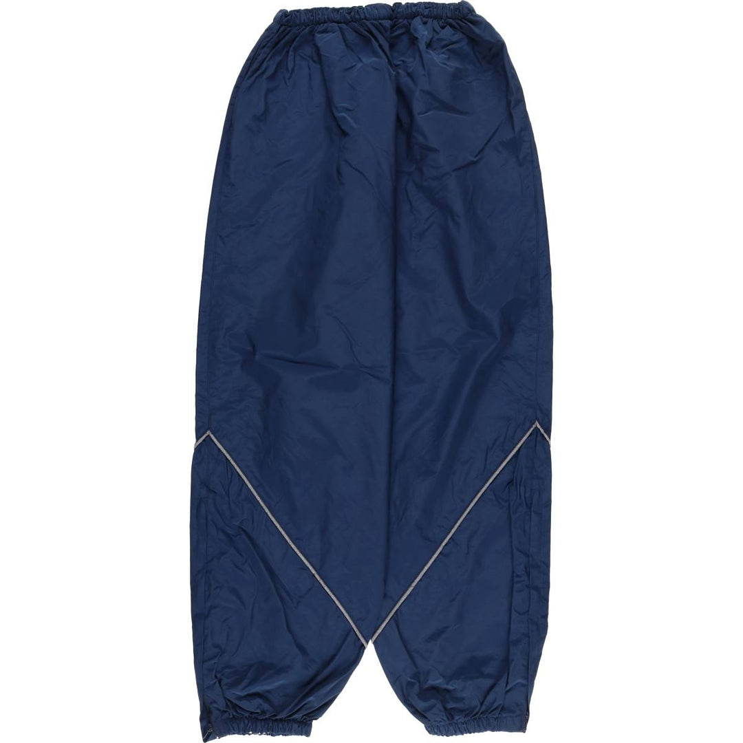 00'S US military genuine SKILCRAFT PTU training pants, nylon pants, rustling pants, made in USA, LARGE Nylon navy blue type Vintage Second Hand