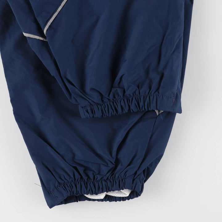 00'S US military genuine SKILCRAFT PTU training pants, nylon pants, rustling pants, made in USA, LARGE Nylon navy blue type Vintage Second Hand