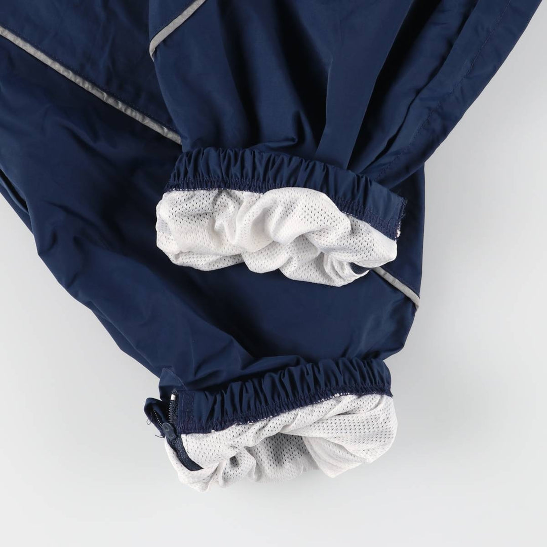 00'S US military genuine SKILCRAFT PTU training pants, nylon pants, rustling pants, made in USA, LARGE Nylon navy blue type Vintage Second Hand