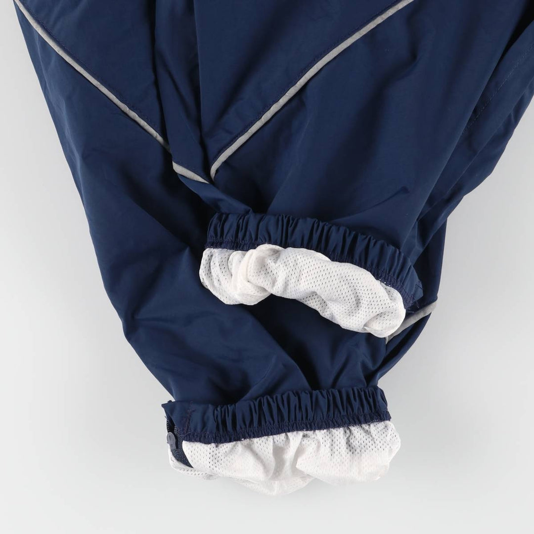 00'S US military genuine SKILCRAFT PTU training pants, nylon pants, rustling pants, made in USA, LARGE Nylon navy blue type Vintage Second Hand