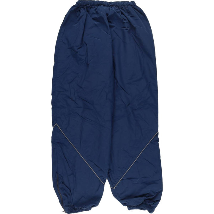 00'S US military genuine SKILCRAFT PTU training pants, nylon pants, rustling pants, made in USA, LARGE Nylon navy blue type Vintage Second Hand