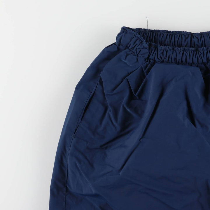 00'S US military genuine SKILCRAFT PTU training pants, nylon pants, rustling pants, made in USA, LARGE Nylon navy blue type Vintage Second Hand