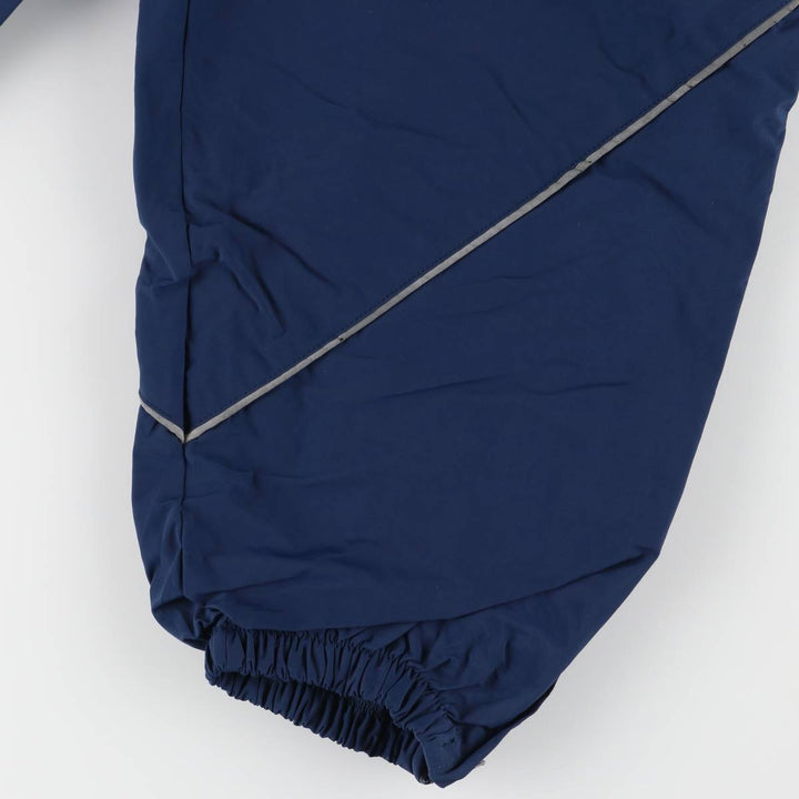 00'S US military genuine SKILCRAFT PTU training pants, nylon pants, rustling pants, made in USA, LARGE Nylon navy blue type Vintage Second Hand