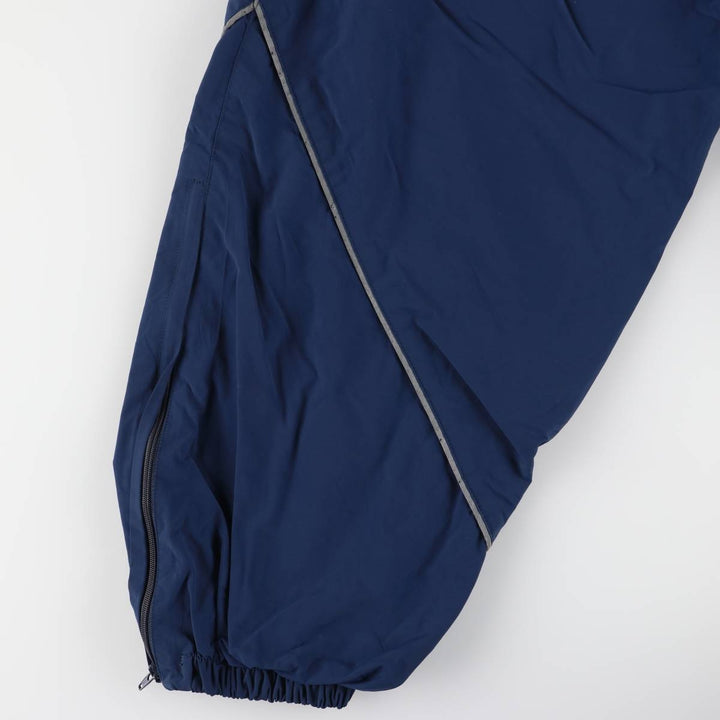 00'S US military genuine SKILCRAFT PTU training pants, nylon pants, rustling pants, made in USA, LARGE Nylon navy blue type Vintage Second Hand