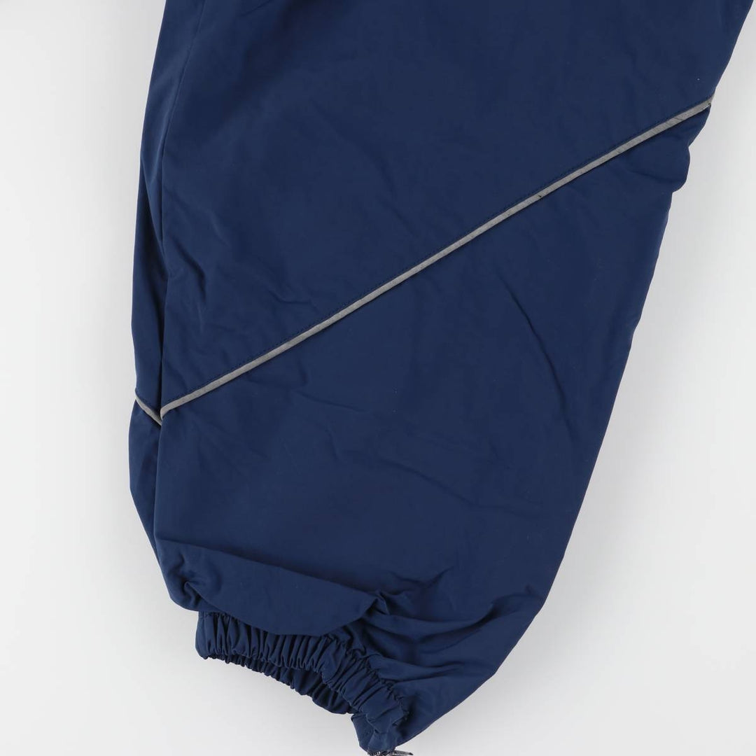 00'S US military genuine SKILCRAFT PTU training pants, nylon pants, rustling pants, made in USA, LARGE Nylon navy blue type Vintage Second Hand