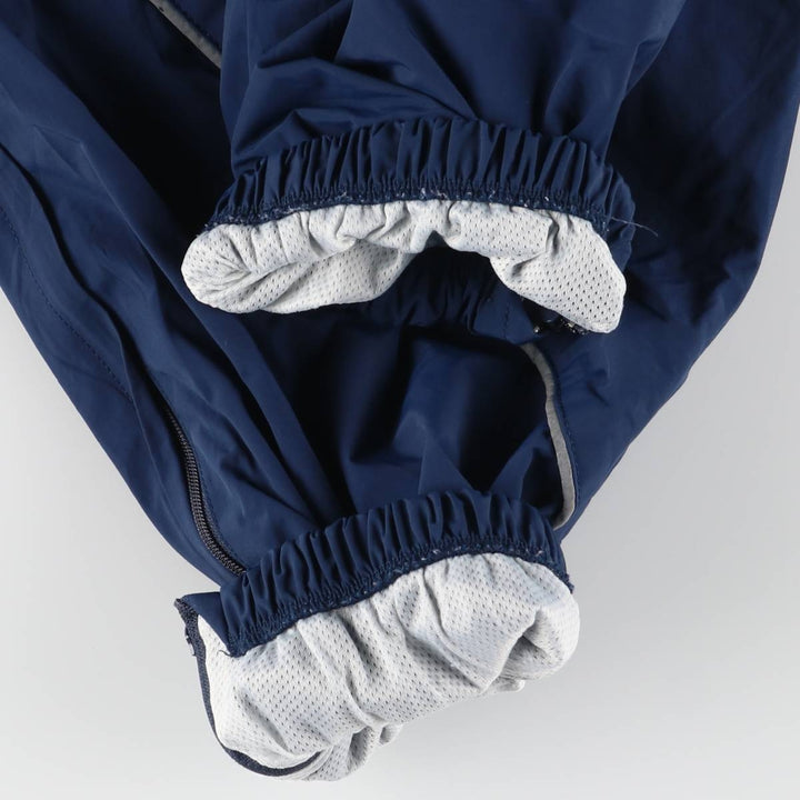 00'S US military genuine SKILCRAFT PTU training pants, nylon pants, rustling pants, made in USA, LARGE Nylon navy blue type Vintage Second Hand