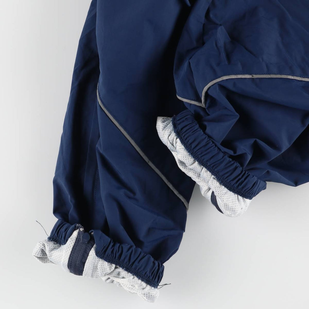 00'S US military genuine SKILCRAFT PTU training pants, nylon pants, rustling pants, made in USA, LARGE Nylon navy blue type Vintage Second Hand