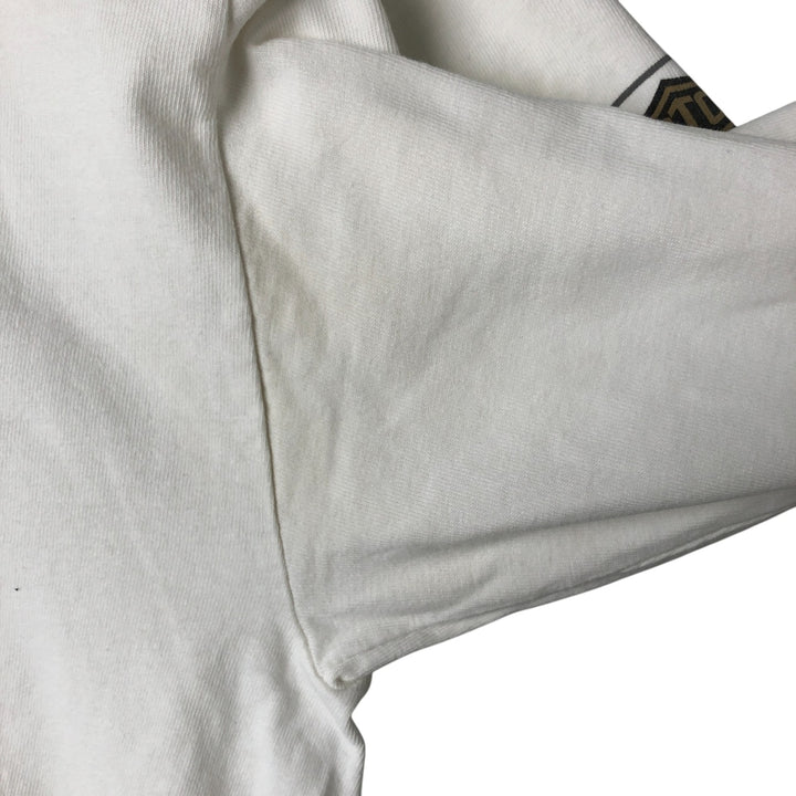 00'S Harley-Davidson Hanes Long Sleeve T-Shirt Made in USA Men's Size L cotton white type Vintage Second Hand