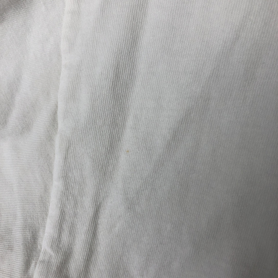 00'S Harley-Davidson Hanes Long Sleeve T-Shirt Made in USA Men's Size L cotton white type Vintage Second Hand