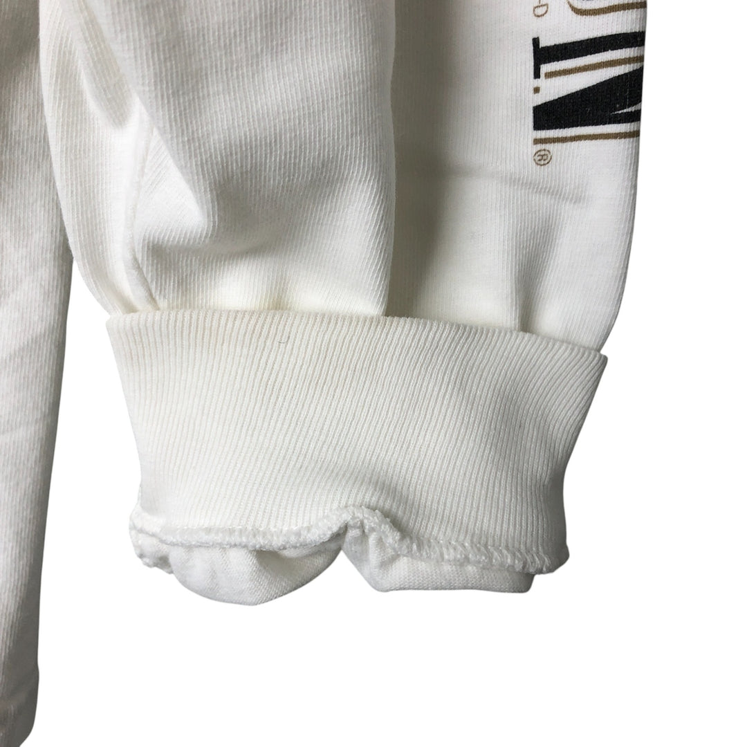 00'S Harley-Davidson Hanes Long Sleeve T-Shirt Made in USA Men's Size L cotton white type Vintage Second Hand