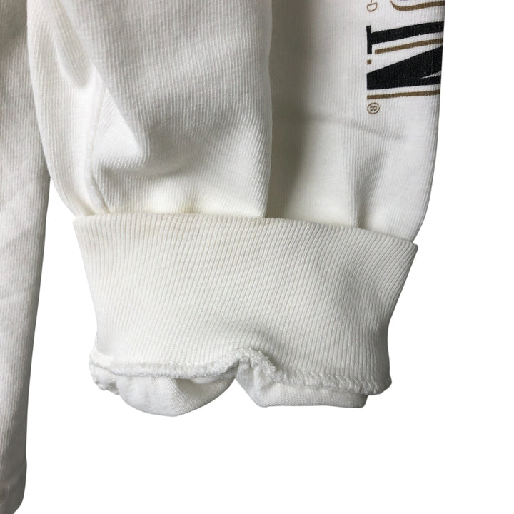 00'S Harley-Davidson Hanes Long Sleeve T-Shirt Made in USA Men's Size L cotton white type Vintage Second Hand