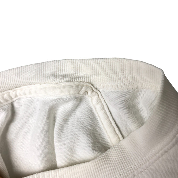 00'S Harley-Davidson Hanes Long Sleeve T-Shirt Made in USA Men's Size L cotton white type Vintage Second Hand