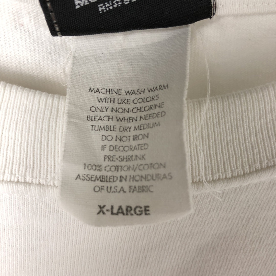 00'S Harley-Davidson Long Sleeve T-Shirt, Men's XL Size cotton white type Vintage Second Hand