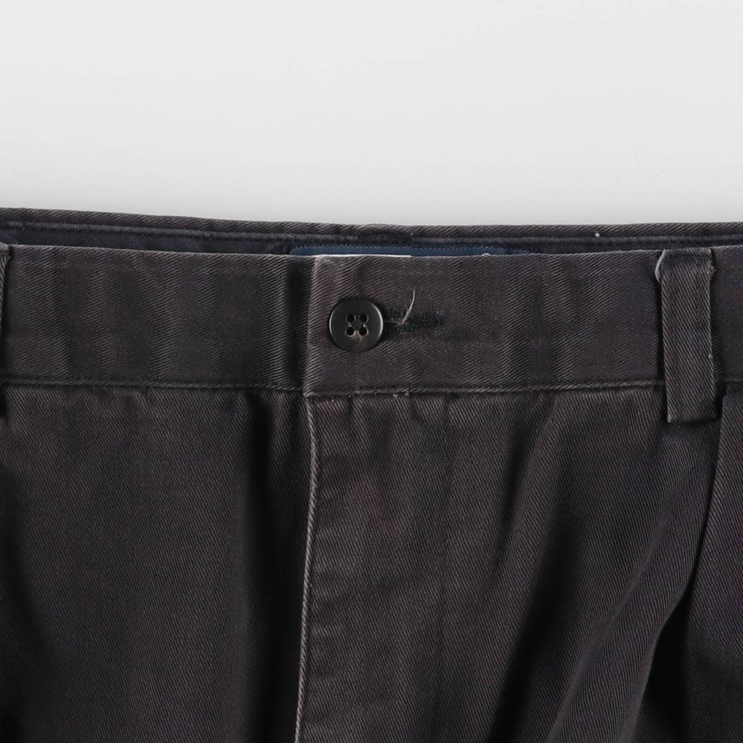 Ralph Lauren POLO by Ralph Lauren ANDREW PANT Two-pleat chino pants for men, equivalent to w37 cotton black type Vintage Second Hand