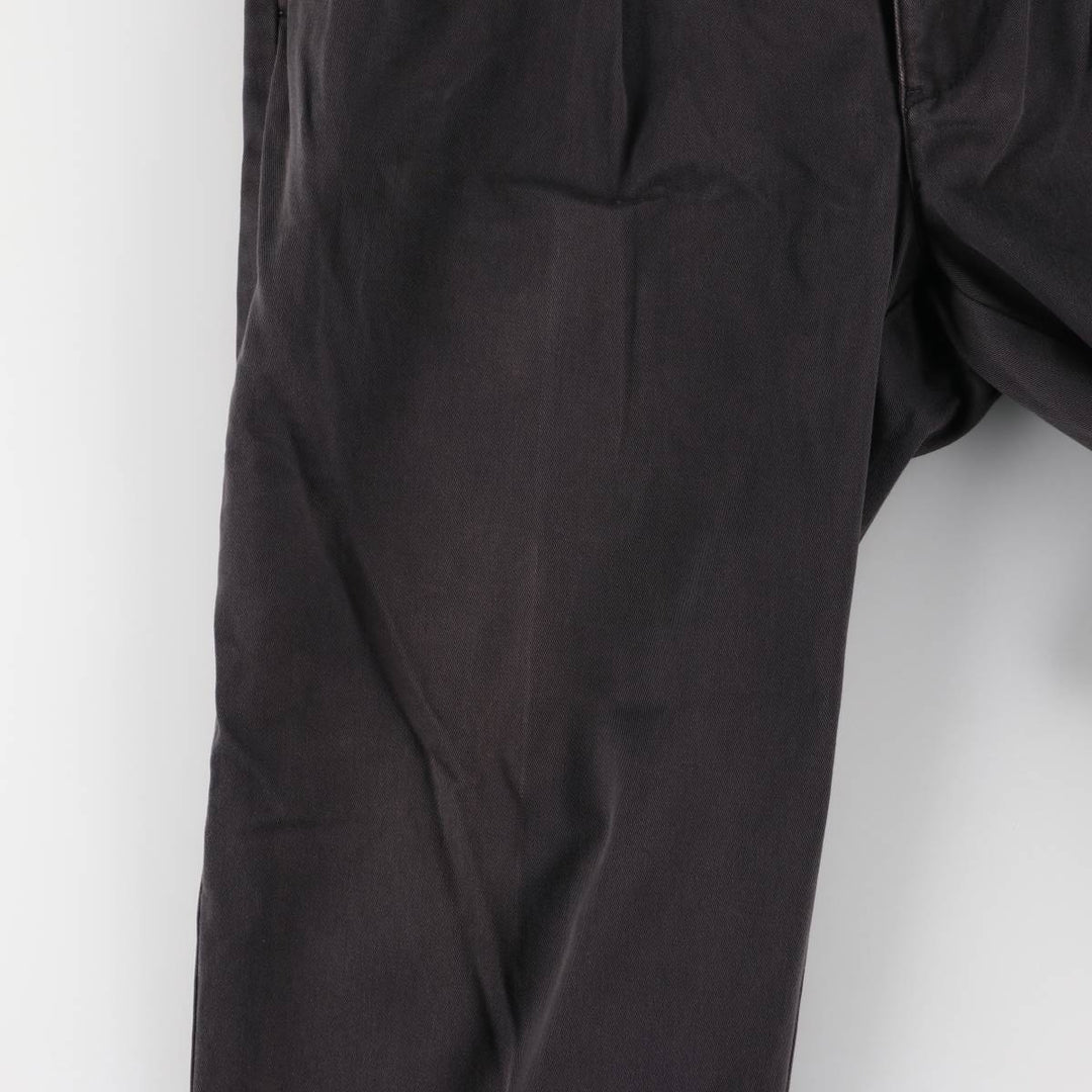 Ralph Lauren POLO by Ralph Lauren ANDREW PANT Two-pleat chino pants for men, equivalent to w37 cotton black type Vintage Second Hand
