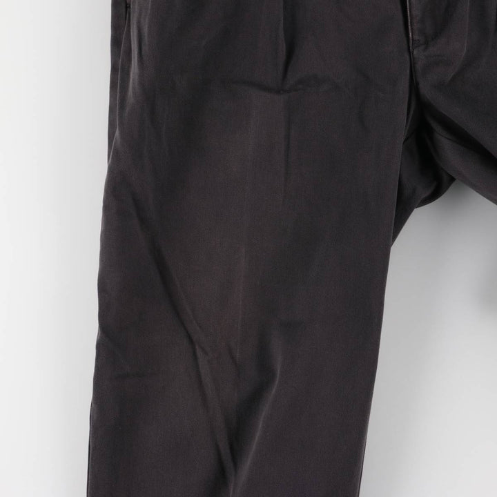 Ralph Lauren POLO by Ralph Lauren ANDREW PANT Two-pleat chino pants for men, equivalent to w37 cotton black type Vintage Second Hand