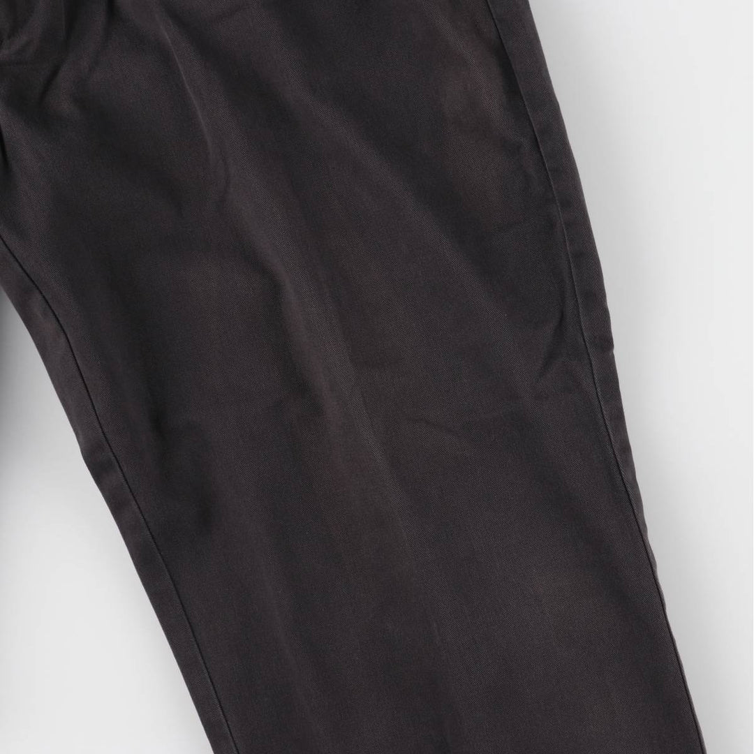 Ralph Lauren POLO by Ralph Lauren ANDREW PANT Two-pleat chino pants for men, equivalent to w37 cotton black type Vintage Second Hand
