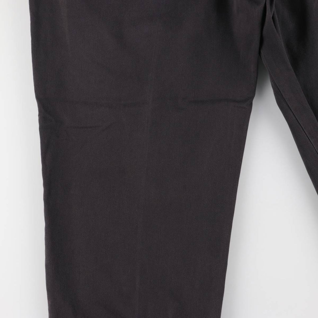 Ralph Lauren POLO by Ralph Lauren ANDREW PANT Two-pleat chino pants for men, equivalent to w37 cotton black type Vintage Second Hand