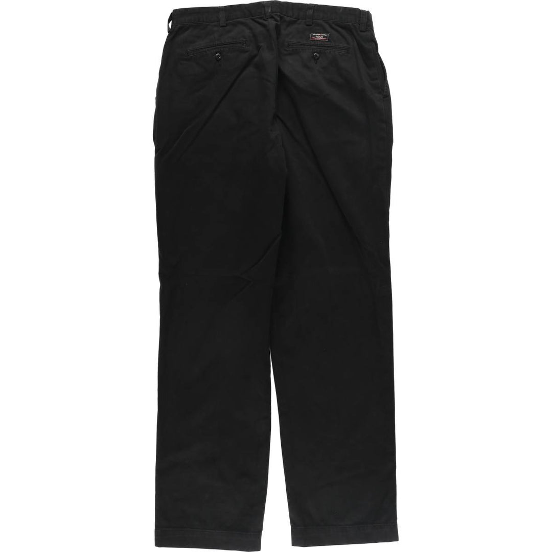 Ralph Lauren POLO by Ralph Lauren PROSPECT PANT Chino pants for men, equivalent to w35 cotton black type Vintage Second Hand