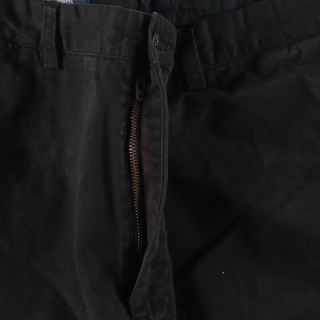 Ralph Lauren POLO by Ralph Lauren PROSPECT PANT Chino pants for men, equivalent to w35 cotton black type Vintage Second Hand