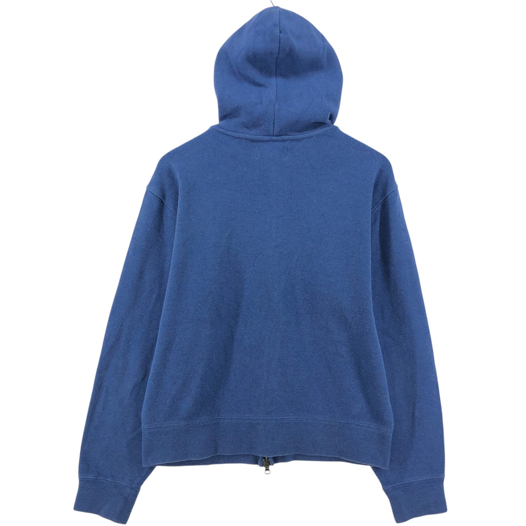 Ralph Lauren Sweat Full Zip Hoodie, Men's M cotton blue type Vintage Second Hand