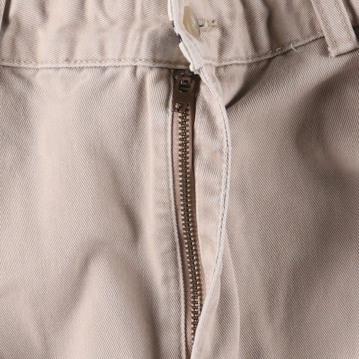 Ralph Lauren POLO RALPH LAUREN Two-pleat chino pants for men, size W35 cotton Beige type Vintage Second Hand