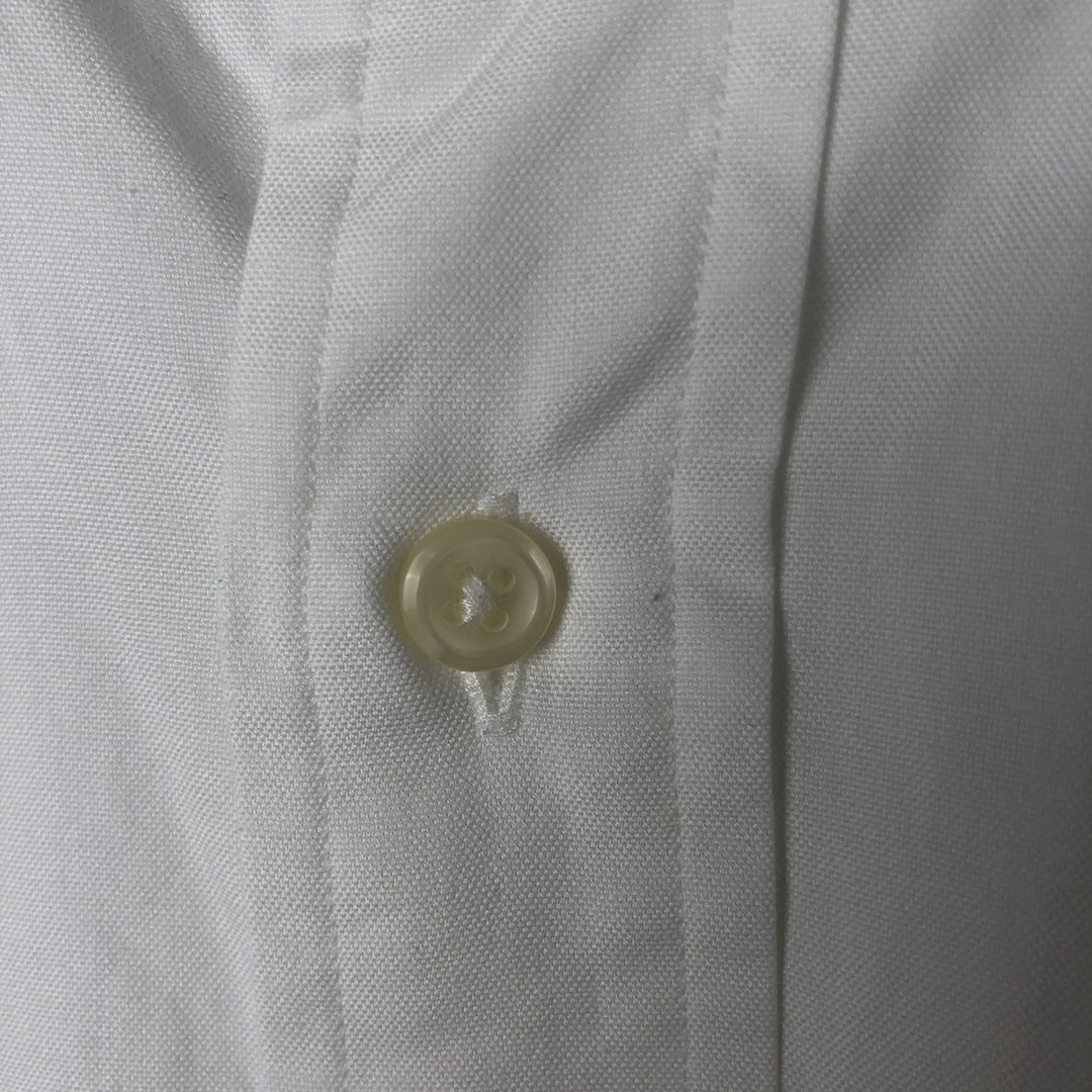 Ralph Lauren YARMOUTH long sleeve button down shirt, men's XL size cotton white type Vintage Second Hand