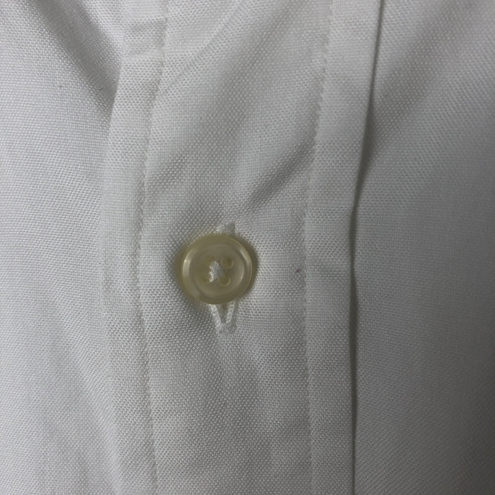 Ralph Lauren YARMOUTH long sleeve button down shirt, men's XL size cotton white type Vintage Second Hand