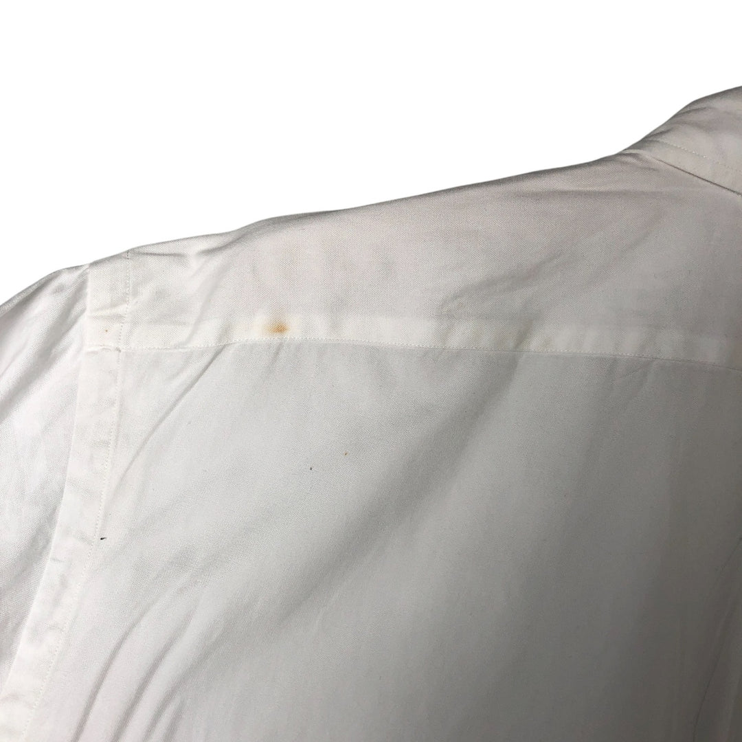 Ralph Lauren YARMOUTH long sleeve button down shirt, men's XL size cotton white type Vintage Second Hand
