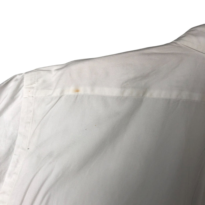 Ralph Lauren YARMOUTH long sleeve button down shirt, men's XL size cotton white type Vintage Second Hand