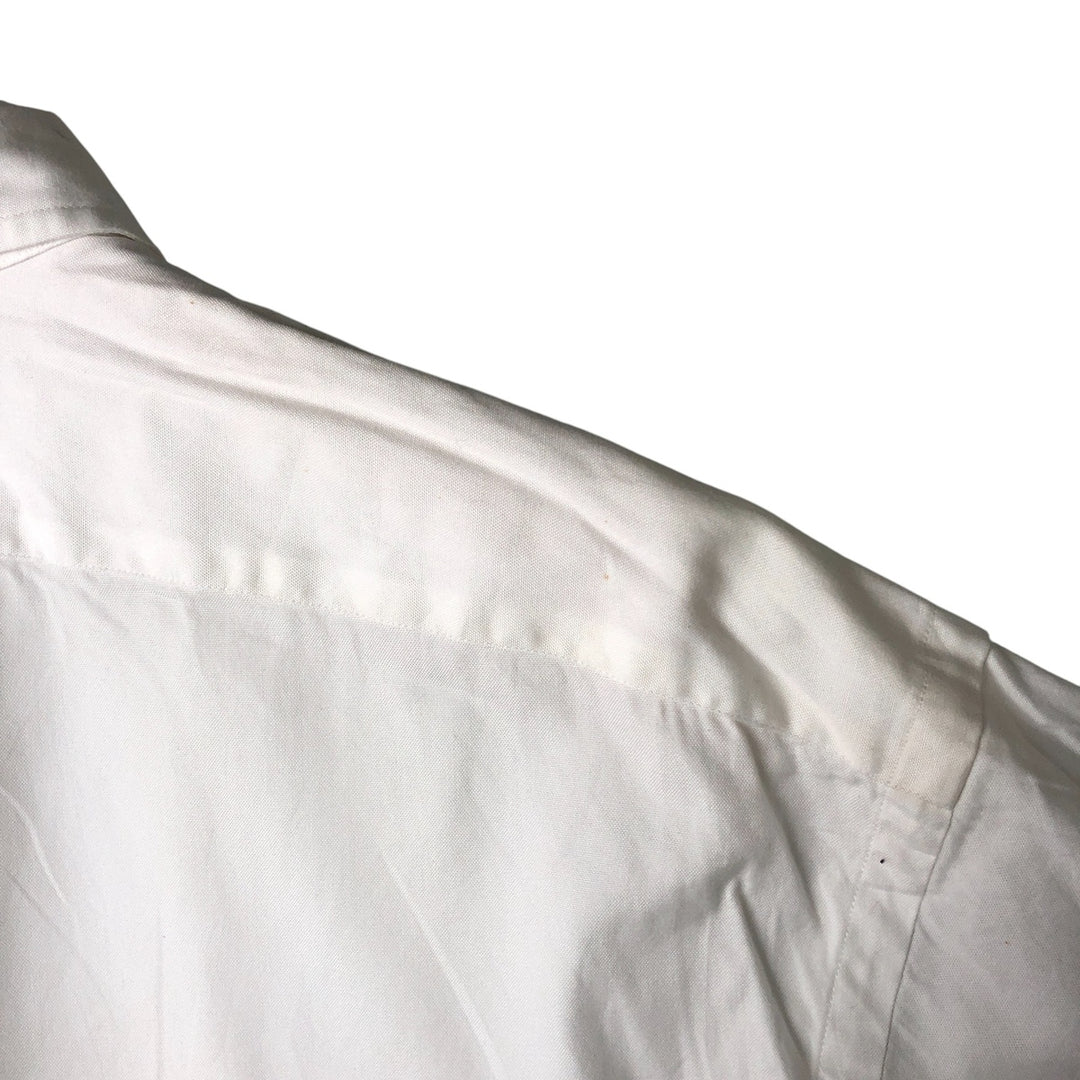 Ralph Lauren YARMOUTH long sleeve button down shirt, men's XL size cotton white type Vintage Second Hand