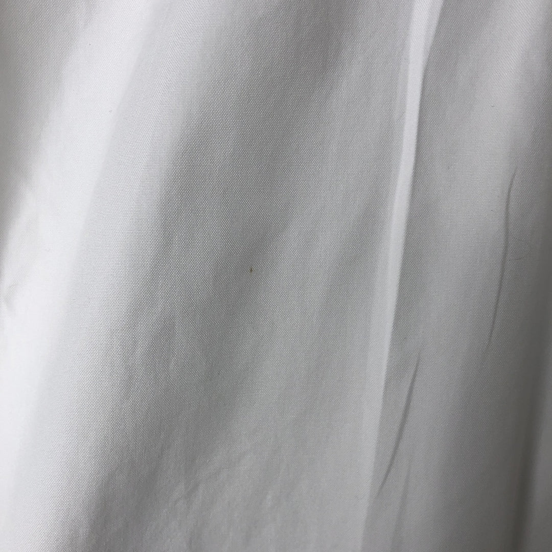 Ralph Lauren YARMOUTH long sleeve button down shirt, men's size L cotton white type Vintage Second Hand