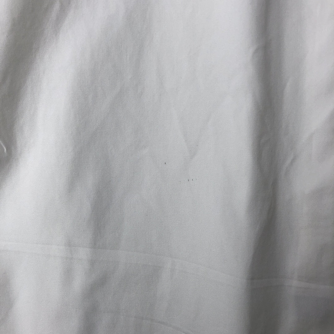Ralph Lauren YARMOUTH long sleeve button down shirt, men's size L cotton white type Vintage Second Hand