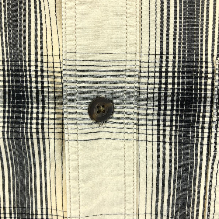 Carhartt Relaxed Fit Ombre Check Short Sleeve Work Shirt, Men's XL cotton ivory Vintage Second Hand