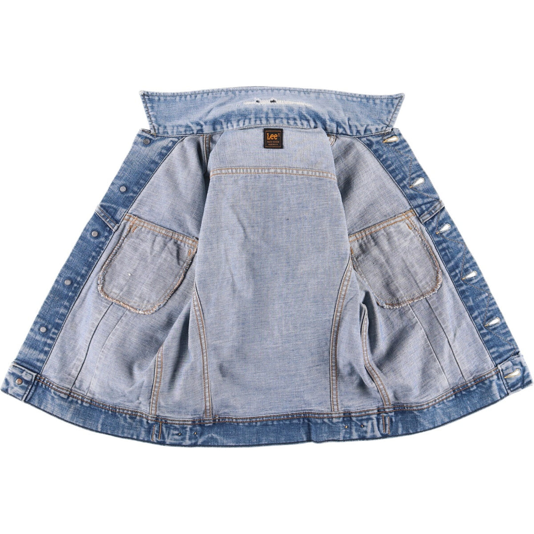 Vintage 1980'S Lee Riders denim jacket, made in the USA, size M, women's. unclear blue type Vintage Second Hand