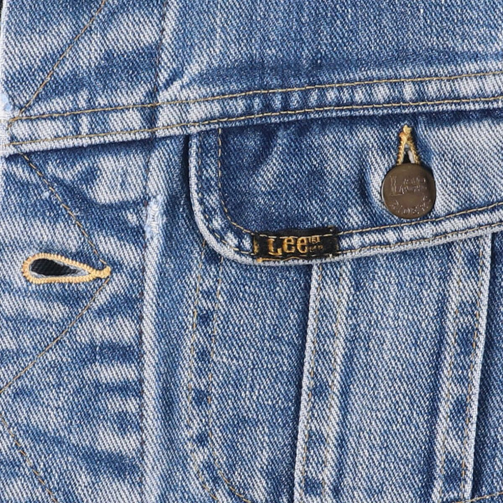 Vintage 1980'S Lee Riders denim jacket, made in the USA, size M, women's. unclear blue type Vintage Second Hand