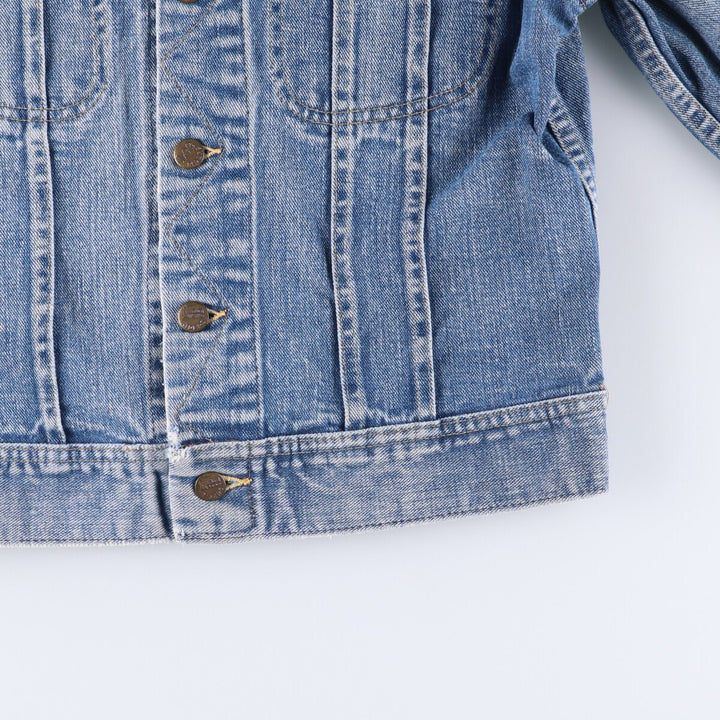 Vintage 1980'S Lee Riders denim jacket, made in the USA, size M, women's. unclear blue type Vintage Second Hand