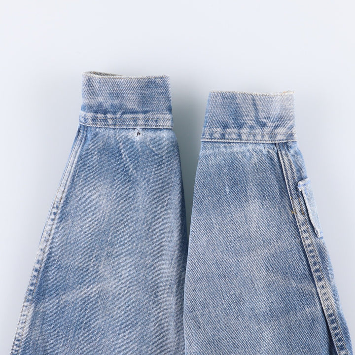 Vintage 1980'S Lee Riders denim jacket, made in the USA, size M, women's. unclear blue type Vintage Second Hand