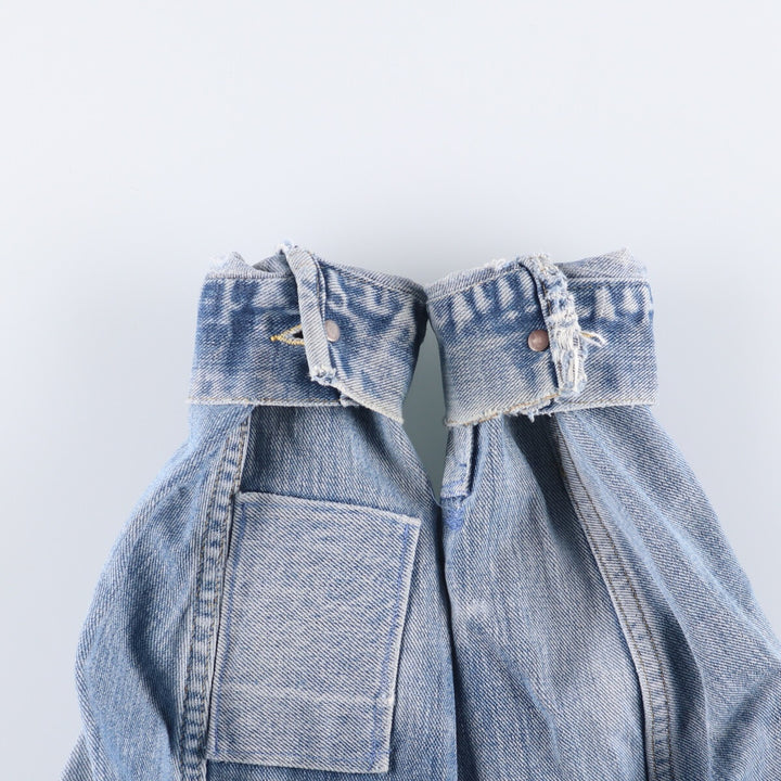 Vintage 1980'S Lee Riders denim jacket, made in the USA, size M, women's. unclear blue type Vintage Second Hand