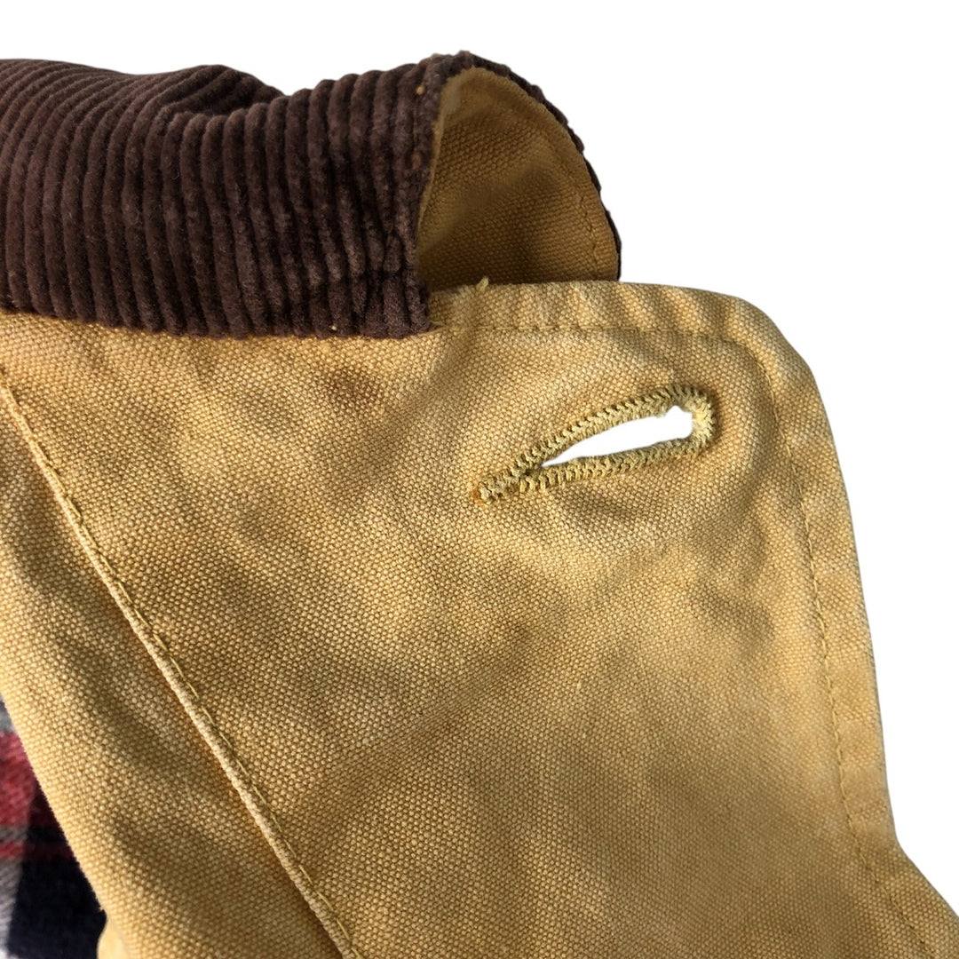 60s~ Drybak Shooting Jacket Men's XL Duck Cartridge Holder Vintage unclear Beige type Vintage Second Hand