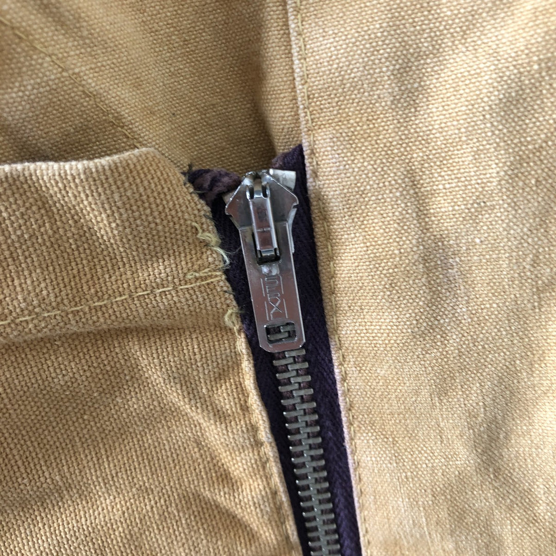 60s~ Drybak Shooting Jacket Men's XL Duck Cartridge Holder Vintage unclear Beige type Vintage Second Hand