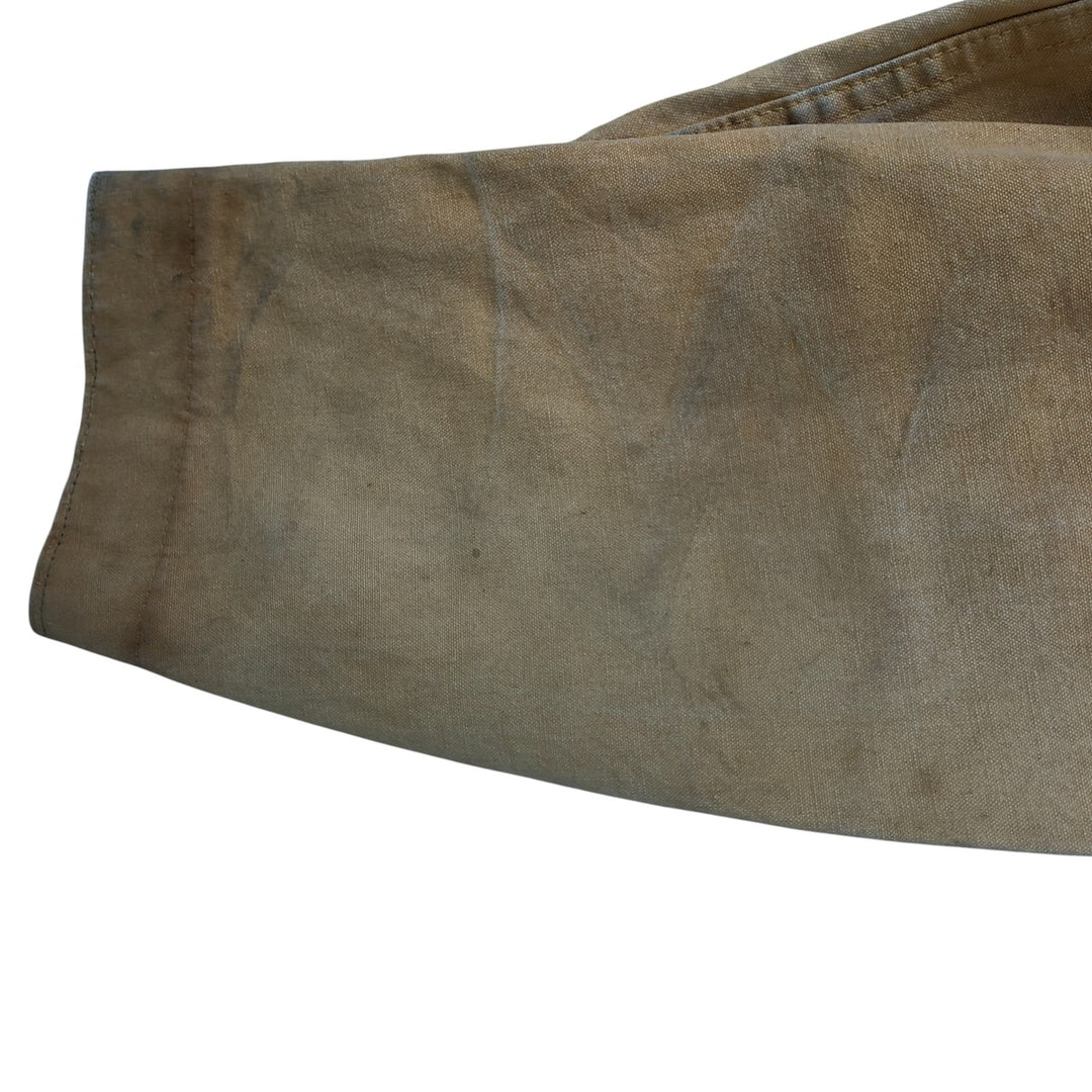 60s~ Drybak Shooting Jacket Men's XL Duck Cartridge Holder Vintage unclear Beige type Vintage Second Hand