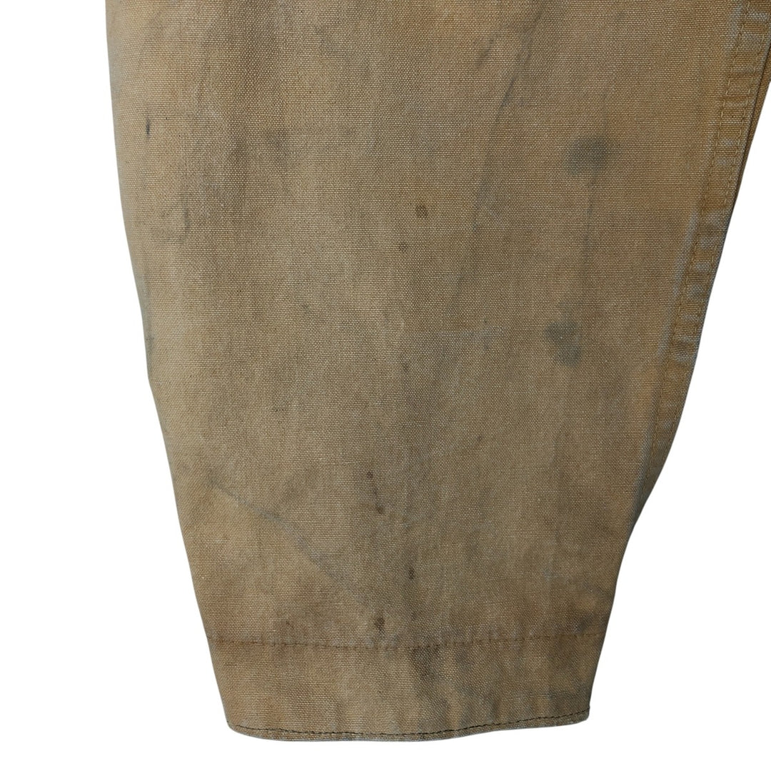 60s~ Drybak Shooting Jacket Men's XL Duck Cartridge Holder Vintage unclear Beige type Vintage Second Hand