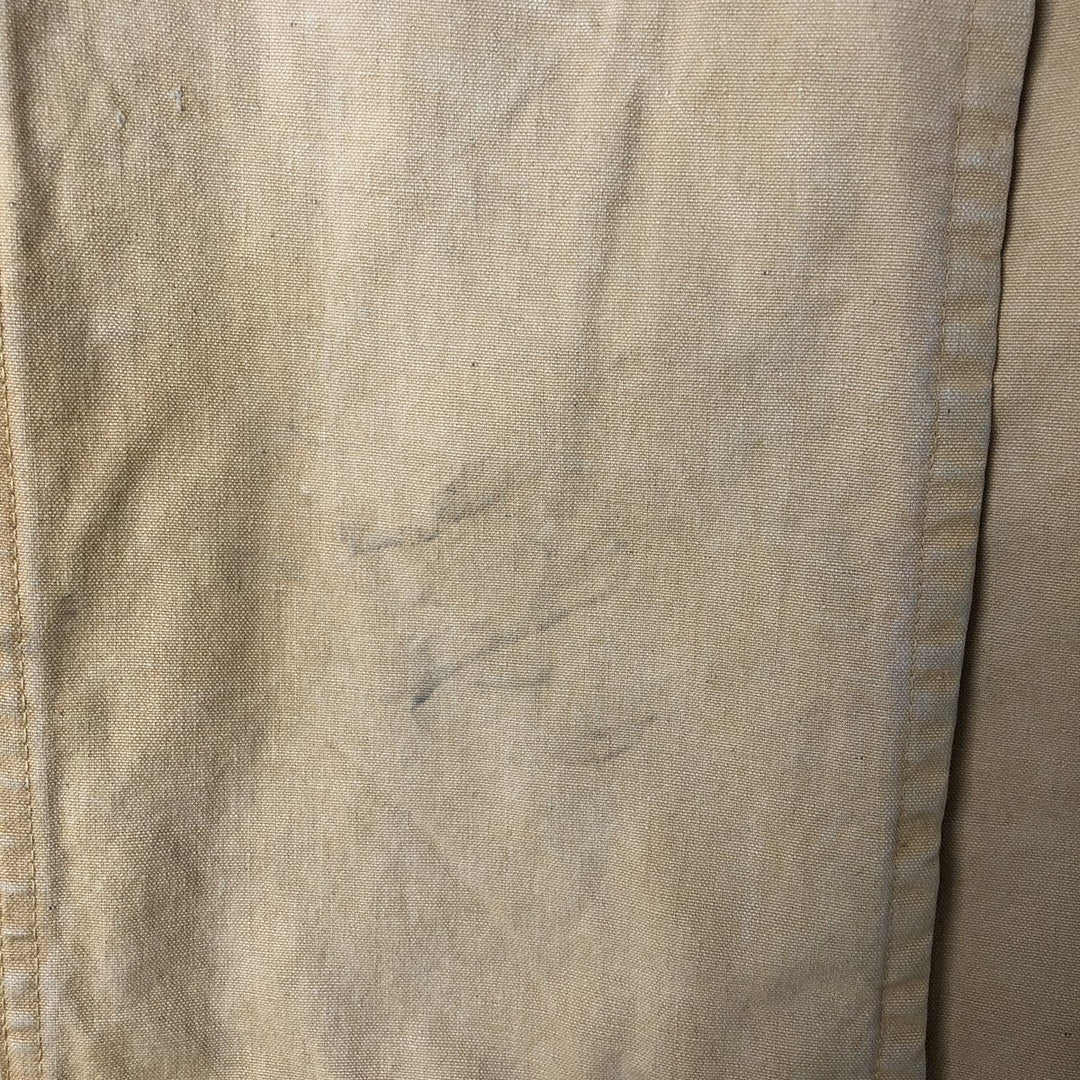 60s~ Drybak Shooting Jacket Men's XL Duck Cartridge Holder Vintage unclear Beige type Vintage Second Hand