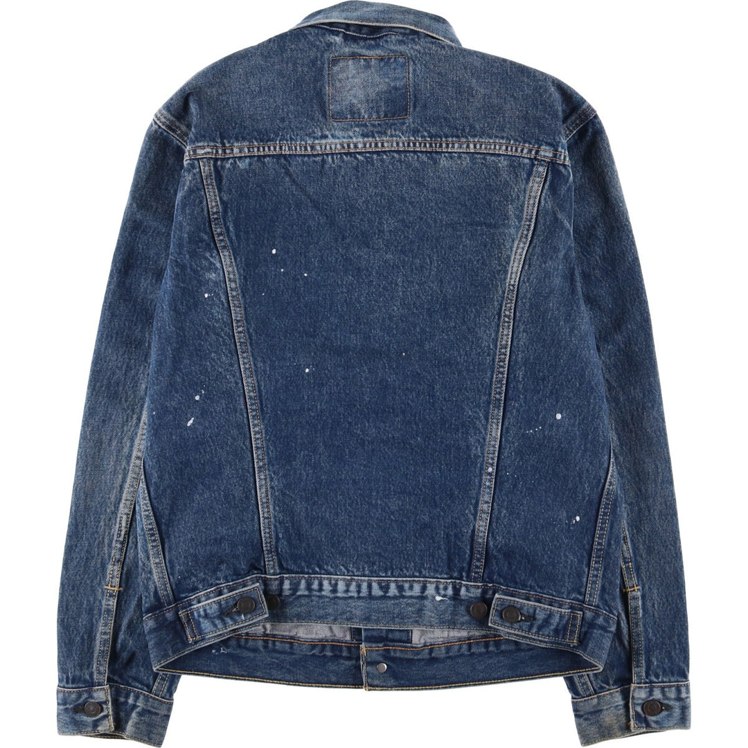 Levi's Painted Denim Jacket, G-Jean, Men's M Size cotton blue type Vintage Second Hand