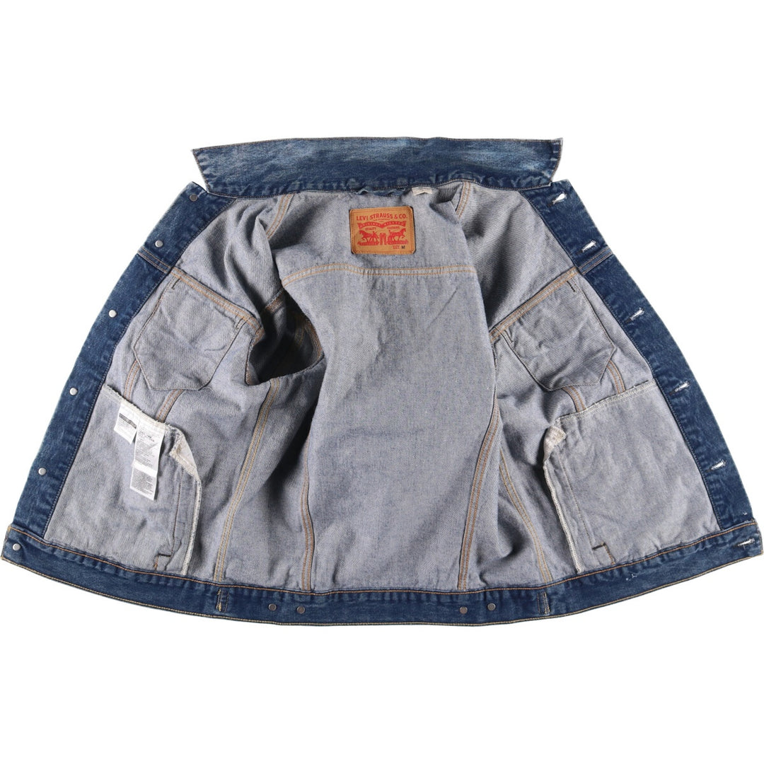 Levi's Painted Denim Jacket, G-Jean, Men's M Size cotton blue type Vintage Second Hand