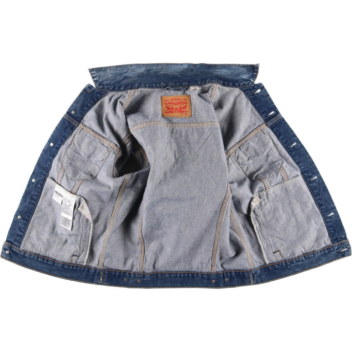 Levi's Painted Denim Jacket, G-Jean, Men's M Size cotton blue type Vintage Second Hand