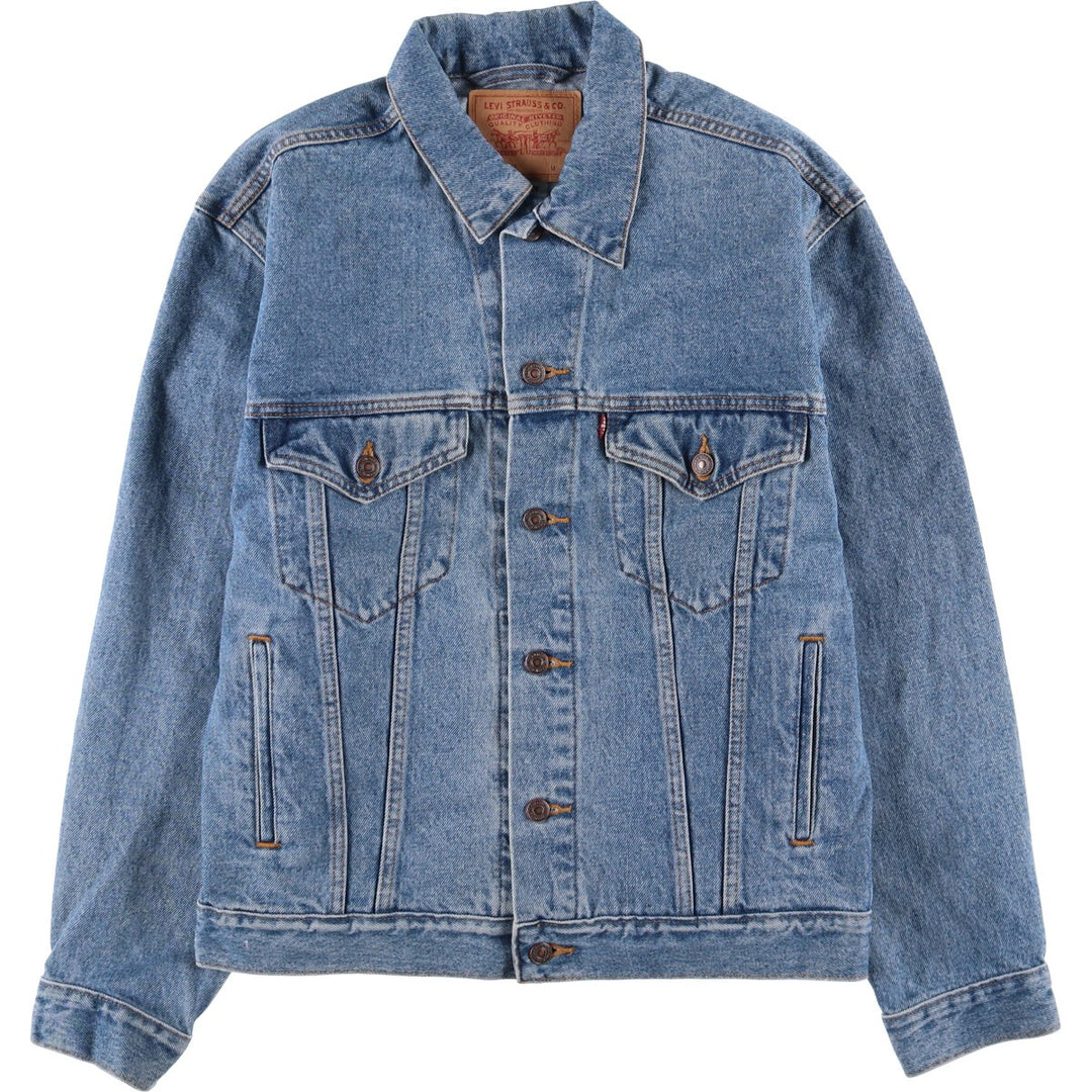 Levi's 70508-7112 RELAXED TRUCKER JACKET denim jacket, denim jacket, men's size M cotton blue type Vintage Second Hand