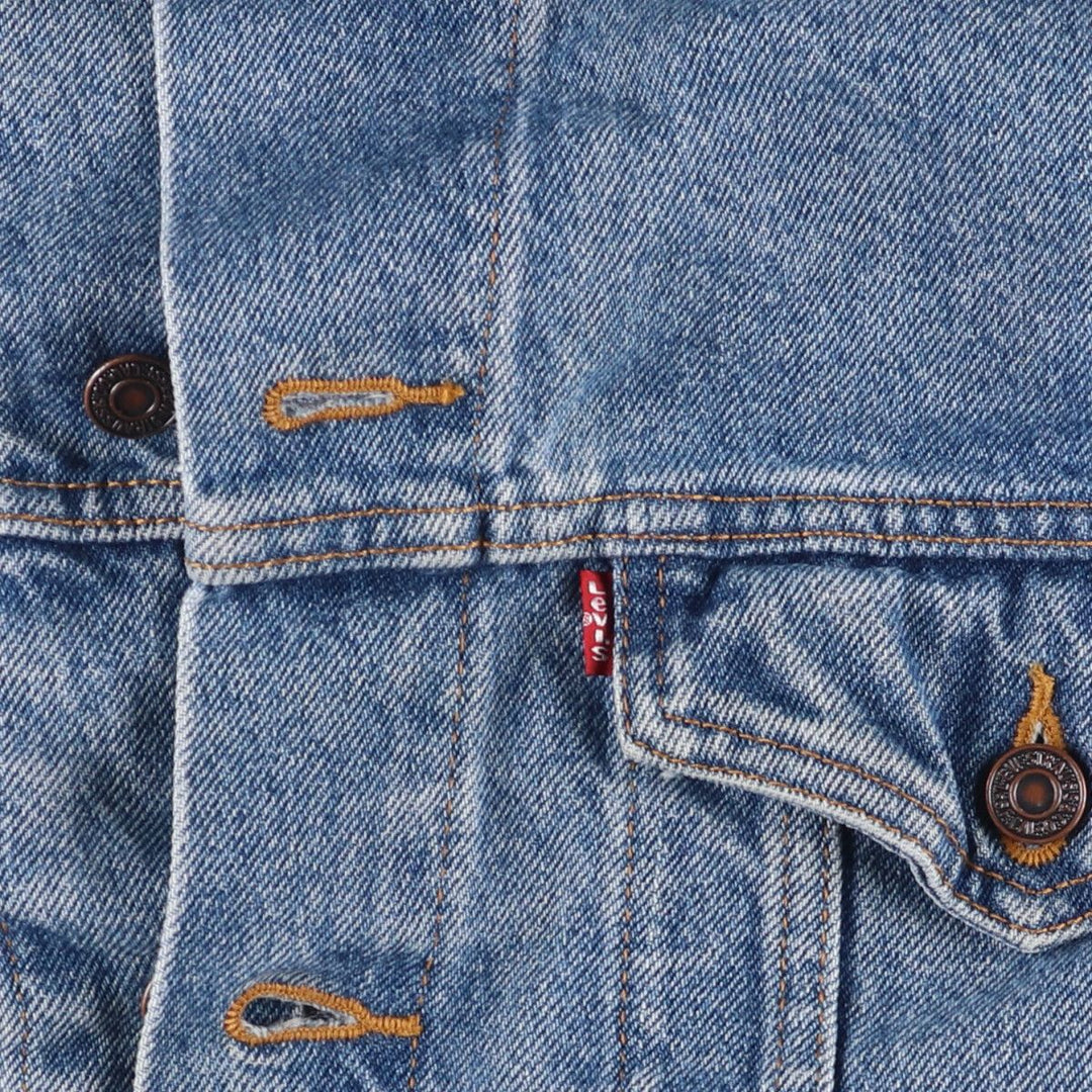 Levi's 70508-7112 RELAXED TRUCKER JACKET denim jacket, denim jacket, men's size M cotton blue type Vintage Second Hand